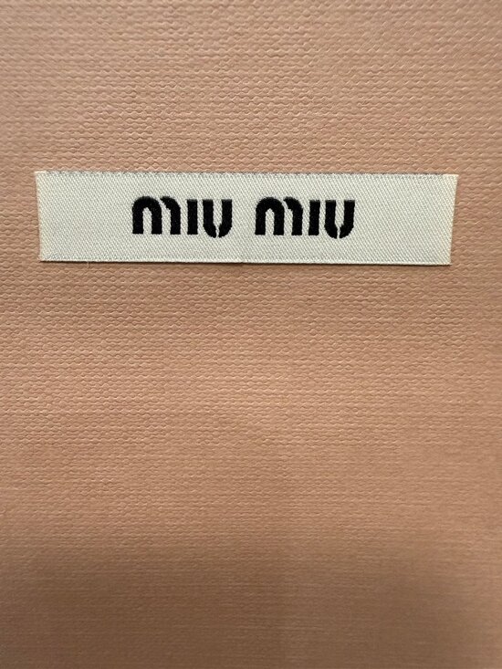 MIU MIU Drill Baseball Cap Pink Brand New with Original Bag main image 7